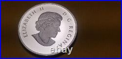 2013 Canada $10 Silver Gem Proof Coin The Coloured Maple Leaf