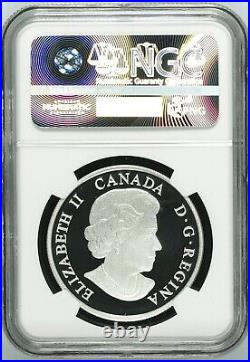 2014 $20 Canada The Caribou Colorized Silver Coin NGC PF 70 Ultra Cameo