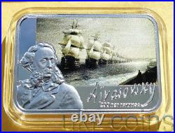 2017 Cameroon Armenia Art Aivazovsky Painter Silver Colored Coin Ship Sea Marine