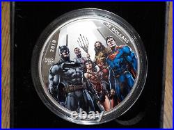 2018 Batman, Superman, WithW & Gang Extra Large Silver Color COIN