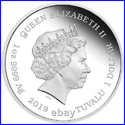 2019 BarbieT 60th Anniversary 1 oz Silver Proof Colorized $1 Coin