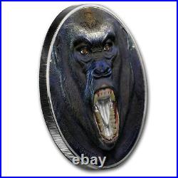 2019 Gorilla 2-oz. 999 Silver Pcgs Pr70 Dcam Colorized $298.88 Obo
