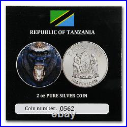 2019 Gorilla 2-oz. 999 Silver Pcgs Pr70 Dcam Colorized $298.88 Obo