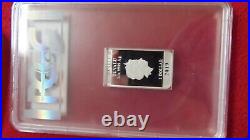 2019 Lucky Cat PCGS PF69.999 1oz $1 SILVER Proof Coin Rectangle Colorized