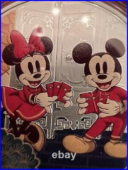 2020. 1oz. 999 FINE SILVER COLORIZED COIN. DISNEY. YEAR OF THE MOUSE-LONGEVITY
