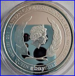 2020 Montserrat 1oz Oriole Proof Colored 1oz Fine Silver 999 BE Bullion Coin