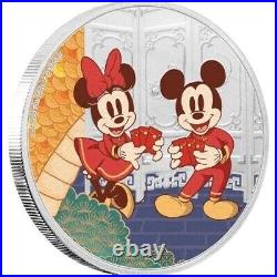 2020 Niue 1 oz Year of the Mouse Longevity Colorized Proof Coin Mintage of 3000