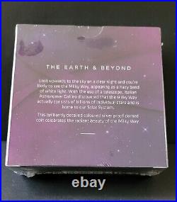 2021 $5 The Earth & Beyond The Milky Way 1 OZ Silver Coloured Domed Proof Coin