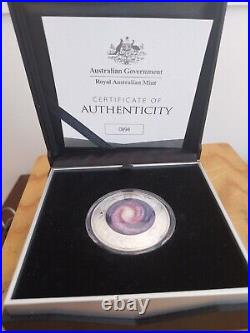 2021 $5 The Earth and Beyond Milky Way Coloured 1oz Silver Proof Domed Coin