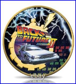 2021 New Zealand Back To The Future II 1 oz. 999 Silver Colorized Coin GERMANIA