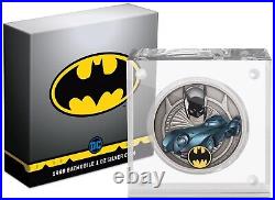 2021 Niue Batman Batmobile Collection 1989 Colored Antiqued 1 oz Silver Coin