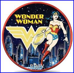 2021 Niue Wonder Woman Lady of the Night 1oz Silver Colorized Coin