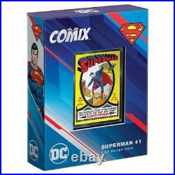 2022 COMIX SUPERMAN #1 Silver Coin