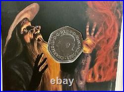 2022 UK Harry Potter Color 4 Coin Set B/U- 25 Yrs of Magic 50p Coin ALL 4