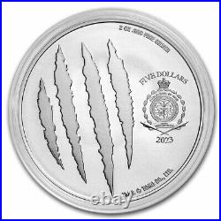 2023 Niue Colorized 2 oz Silver Mothra Coin SKU#269765