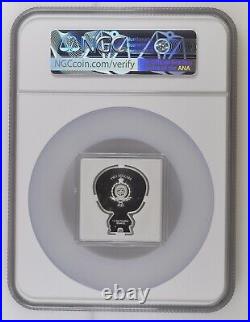 2023 Niue Marvel Nick Fury 1oz Silver Colorized Proof Chibi Coin NGC PF70 FR