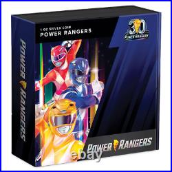 2023 Niue Power Rangers 30th Anniversary 1 oz. 999 Colorized Silver Proof Coin