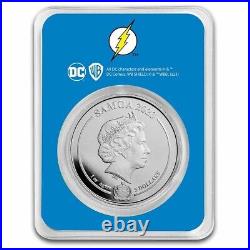 2023 Samoa 1 oz Silver DC Comics Flash Colorized Silver Coin