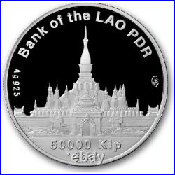 2024 Laos Lunar Year of the Dragon Baby Silver Proof Color Coin Chinese Zodiac