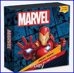2024 Niue Marvel Classic Superheroes Iron Man 3 oz Silver Colorized Proof Coin