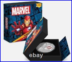 2024 Niue Marvel Classic Superheroes Iron Man 3 oz Silver Colorized Proof Coin