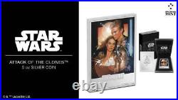 2024 Niue Star Wars Attack of the Clones 5 oz Silver Poster Coin Cert #3