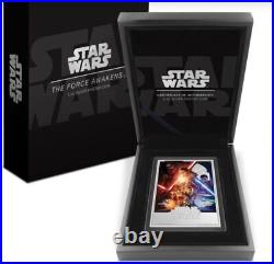 2024 Niue Star Wars The Force Awakens 5 oz Silver Colorized Poster Coin