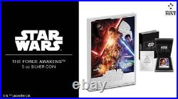 2024 Niue Star Wars The Force Awakens 5 oz Silver Colorized Poster Coin MInt 200