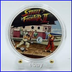 Niue 2021 Street Fighter II 30th Anniversary Colored 1 Oz Silver Coin