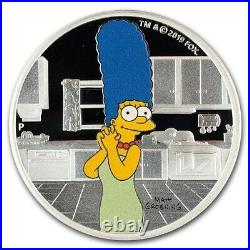 Scarce 2019 Marge Simpson 1 Oz 9999 Silver Proof Coin Colorized $128.88