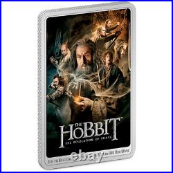 THE HOBBIT The Desolation of Smaug 1oz Pure Silver Coin NZ Mint