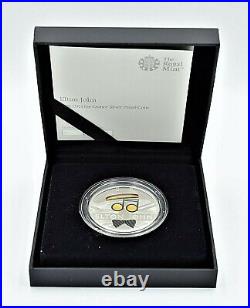 U. K. 2020 ELTON JOHN British Music Legends 1 Oz Colored Proof Silver Coin